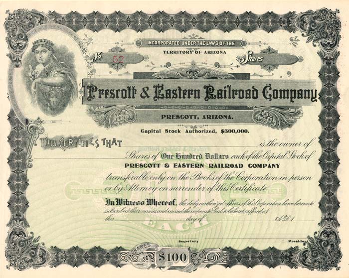 Prescott and Eastern Railroad Company